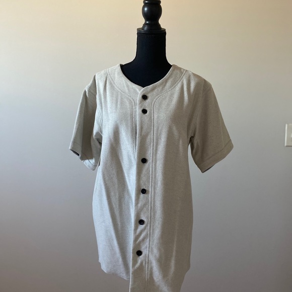 Stylish Baseball-style Jersey - Picture 2 of 4